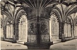 Bilhete postal de Lisboa, Portugal: Claustro interio do Mosteiro dos ​Jerónimos.