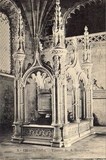 Bilhete postal de Lisboa, Portugal: Túmulo de Alexandre Herculano na Sala do Capítulo - Mosteiro dos Jerónimos.