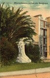 Bilhete postal de Lisboa:Monumento a Eça de Queiroz  | Portugal em postais antigos