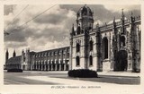 Bilhete postal de Lisboa, Portugal: Vista geral do Mosteiro dos Jerónimos.