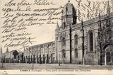 Bilhete postal de Lisboa, Portugal: Vista geral dos Mosteiro dos Jerónimos.