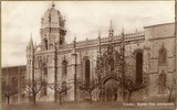 Bilhete postal de Lisboa, Portugal: Mosteiro dos Jerónimos - Igreja Santa Maria de Belém.