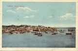 Bilhete postal ilustrado de Lisboa: Vista parcial | Portugal em postais antigos