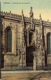 Bilhete postal de Lisboa, Portugal: Portal sul da Igreja Santa Maria de Belém - Mosteiro dos Jerónimos.