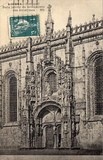 Bilhete postal de Lisboa, Portugal: Portal sul da Igreja Santa Maria de Belém - Mosteiro dos Jerónimos.