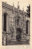 Bilhete postal de Lisboa, Portugal: Portal sul da Igreja Santa Maria de Belém - Mosteiro dos Jerónimos.
