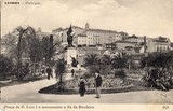 Bilhete postal de Lisboa: Praça Dom Luís I - 2  | Portugal em postais antigos