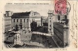 Bilhete postal de Lisboa : Largo das duas Igrejas  | Portugal em postais antigos
