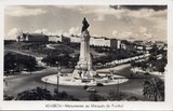 Bilhete postal ilustrado do Monumento ao Marquês de Pombal, Lisboa | Portugal em postais antigos