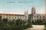 Bilhete postal de Lisboa, Portugal: ​Jardim de Vasco de Gama, em frente do Mosteiro dos Jerónimos.
