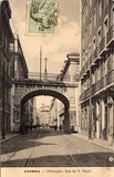 Bilhete postal de Lisboa: Rua de São Paulo  | Portugal em postais antigos