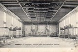 Bilhete postal ilustrado de Lisboa: Sala do Risco do Arsenal da Marinha | Portugal em postais antigos