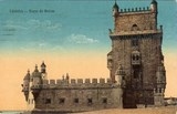 Bilhete postal antigo de Lisboa , Portugal: Torre de Bélem - 88