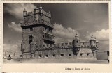 Bilhete postal antigo de Lisboa , Portugal: Torre de Bélem - 177