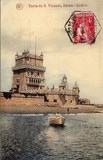 Bilhete postal antigo de Lisboa , Portugal: Torre de Bélem - 49