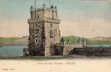 Bilhete postal antigo de Lisboa , Portugal: Torre de Bélem - 26