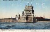 Bilhete postal antigo de Lisboa , Portugal: Torre de Bélem - 29