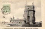 Bilhete postal antigo de Lisboa , Portugal: Torre de Bélem - 07