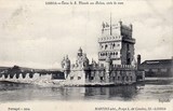 Bilhete postal antigo de Lisboa , Portugal: Torre de Bélem - 53