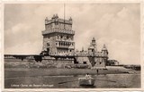 Bilhete postal antigo de Lisboa , Portugal: Torre de Bélem - 113
