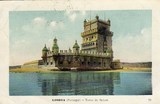 Bilhete postal antigo de Lisboa , Portugal: Torre de Bélem - 59