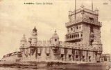 Bilhete postal antigo de Lisboa , Portugal: Torre de Bélem - 64