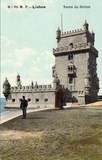 Bilhete postal antigo de Lisboa , Portugal: Torre de Bélem - 71