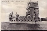 Bilhete postal antigo de Lisboa , Portugal: Torre de Bélem -72