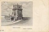 Bilhete postal antigo de Lisboa , Portugal: Torre de Bélem - 06