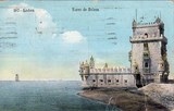 Bilhete postal antigo de Lisboa , Portugal: Torre de Bélem - 77