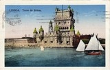Bilhete postal antigo de Lisboa , Portugal: Torre de Bélem - 82
