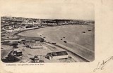 Bilhete postal de Lisboa, Portugal: Vista geral de Belém tirada da Torre de Belém.