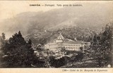 Postal antigo de Lorvão, Portugal: Vista geral do Mosteiro.