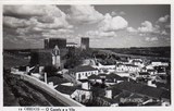 Bilhete postal de Óbidos, o castelo e a vila | Portugal em postais antigos 
