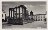 Bilhete postal do Templo Romano de Diana, Évora | Portugal em postais antigos