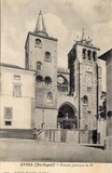 Bilhete postal da Entrada principal da Sé, Évora | Portugal em postais antigos