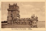 Bilhete postal antigo de Lisboa , Portugal: Torre de Bélem - 102