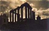 Bilhete postal do Templo Romano de Diana​​​,  Évora | Portugal em postais antigos