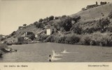 Bilhete postal de Montemor-o-Novo, um trecho da Ribeira | Portugal em postais antigos 