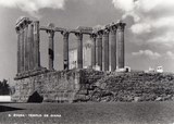 Bilhete postal do Templo Romano de Diana, Évora | Portugal em postais antigos