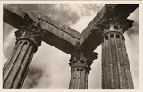 Bilhete postal do Templo de Diana (capiteis), Évora | Portugal em postais antigos