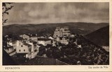 Postal antigo de Penacova, Portugal: Um trecho da Vila.