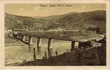 Bilhete postal antido de Peso da Régua: Ponte sobre o rio Douro | Portugal em postais antigos.