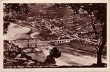 Bilhete postal antido de Peso da Régua: Vista geral do lado nascente | Portugal em postais antigos