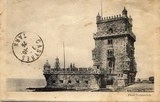 Bilhete postal antigo de Lisboa , Portugal: Torre de Bélem - 100