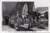 Bilhete postal ilustrado de Tomar, Convento de Cristo, Claustro de D. Henrique | Portugal em postais antigos 