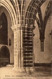 Bilhete postal do Claustro da Sé - Capela do Fundador, ​Évora | Portugal em postais antigos