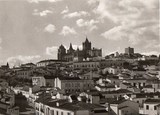 Bilhete postal da Vista parcial de Évora | Portugal em postais antigos