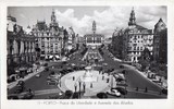 Postal antigo de Porto, Portugal: Praça da Liberdade e Avenida dos Aliados | Portugal em postais antigos