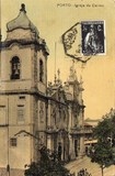 Postal antigo de Porto, Portugal: Igreja do Carmo​ | Portugal em postais antigos